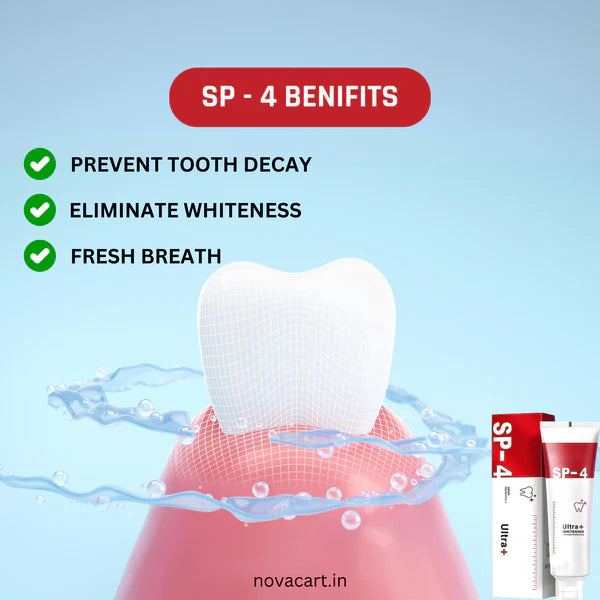 Sp-4 Ultra+ Teeth Whitening Toothpaste - Limited Stock 🚨