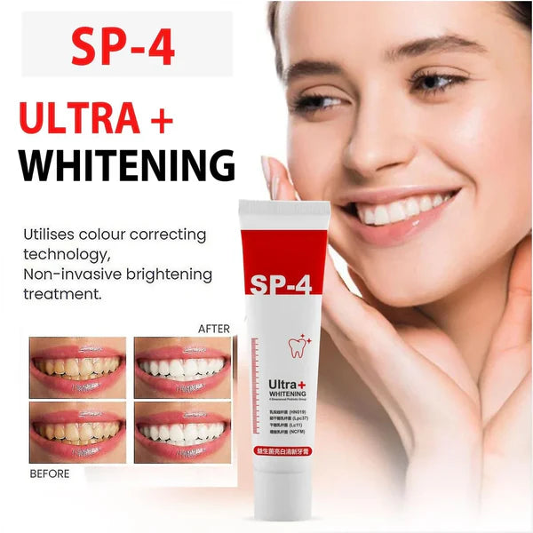 Sp-4 Ultra+ Teeth Whitening Toothpaste - Limited Stock 🚨