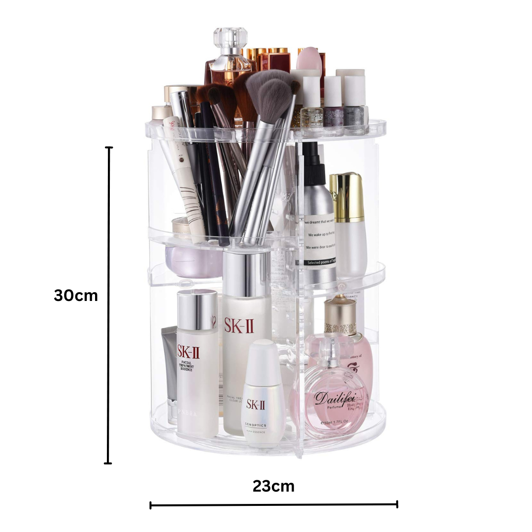 360° Rotating Makeup Organizer